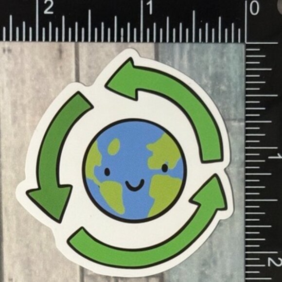 ๐10/$10๐ Protect The Earth Environment Green Reusable Waterproof Vinyl Sticker - Picture 1 of 1